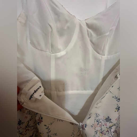 Superdown Eliena floral mini low back dress - Picture 8 of 8